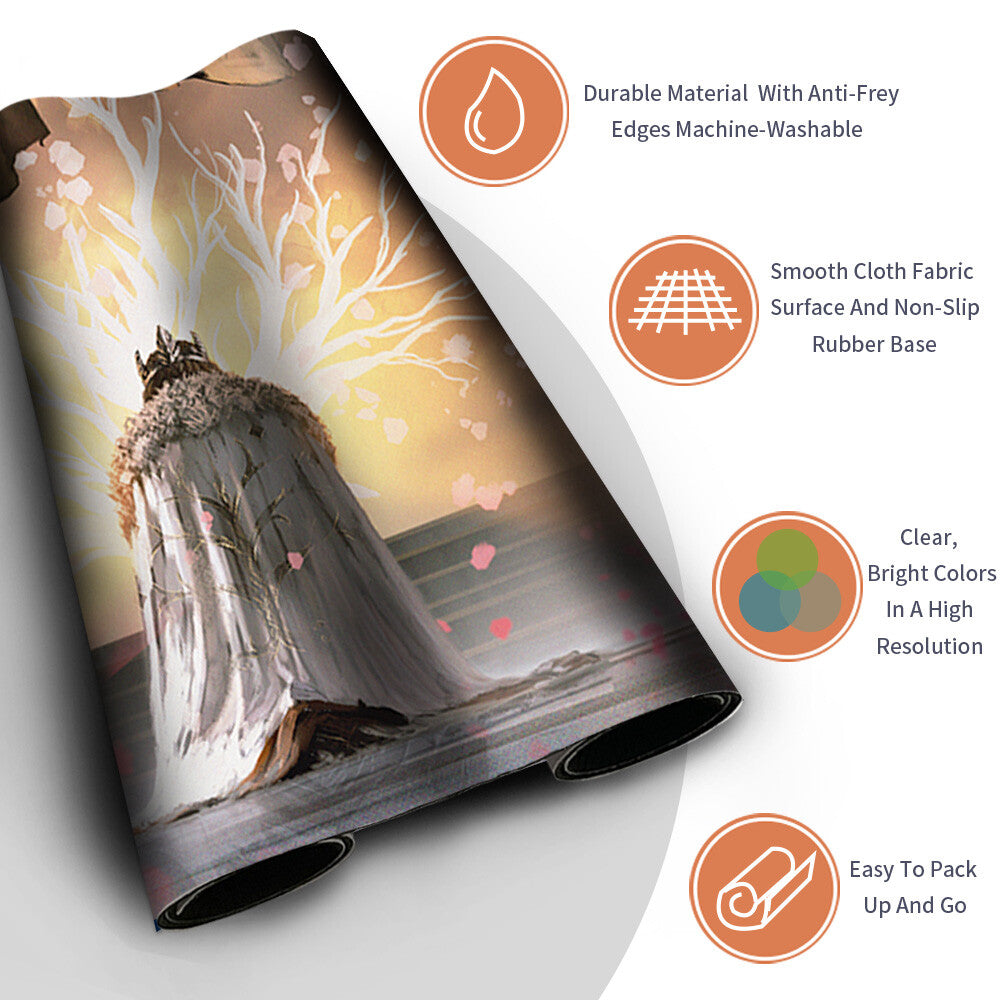 DAWN OF A NEW AGE - Magic The Gathering MTG Playmat TCG CCG MTG Playmat Stitched Edge