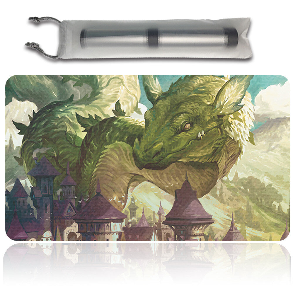 BEANSTALK WURM - Magic The Gathering MTG Playmat TCG CCG MTG Playmat Stitched Edge
