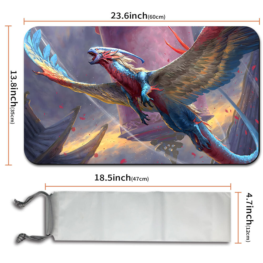 Jeskai Shrinekeeper - Magic The Gathering MTG Playmat TCG CCG MTG Playmat Stitched Edge