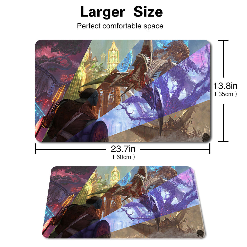 Begin the Invasion - Board Game MTG Playmat Mousepad Playmat of TCG CCG Stitched Edge