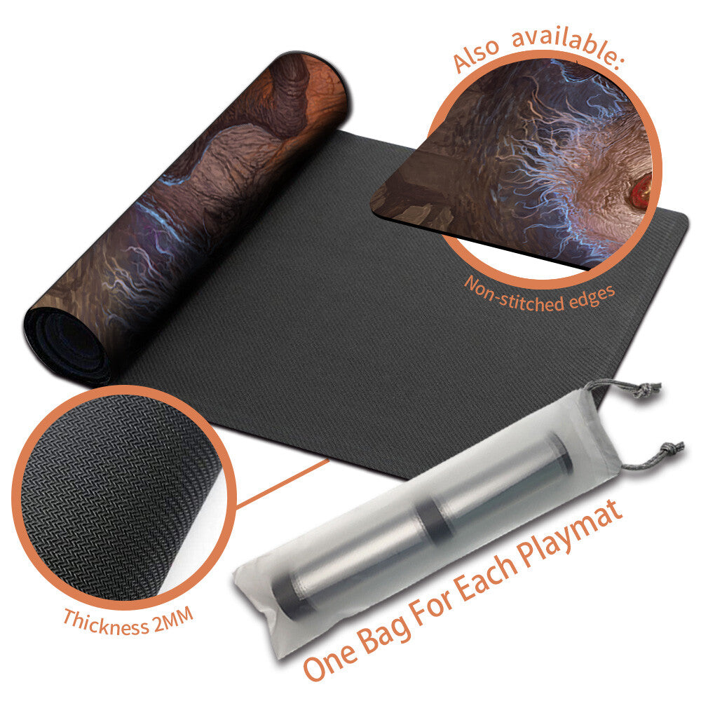 JUMP SCARE - Magic The Gathering MTG Playmat TCG CCG MTG Playmat Stitched Edge