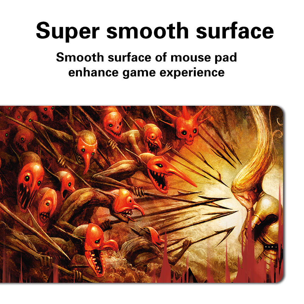 Bedevil - Board Game MTG Playmat Games Mousepad Play Mat of TCG Stitched Edge