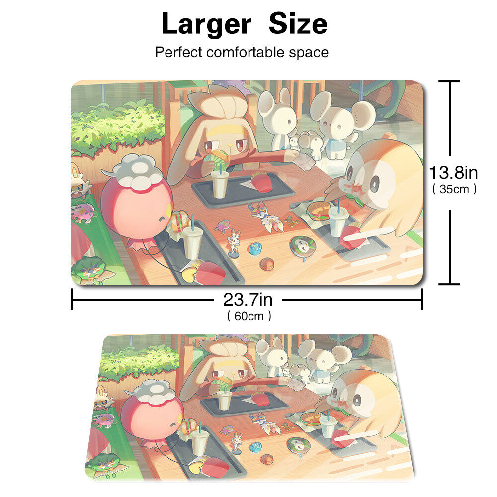 740302 - Board Game Pokemon Playmat Stitched Edge Games Mousepad Play Mat of TCG