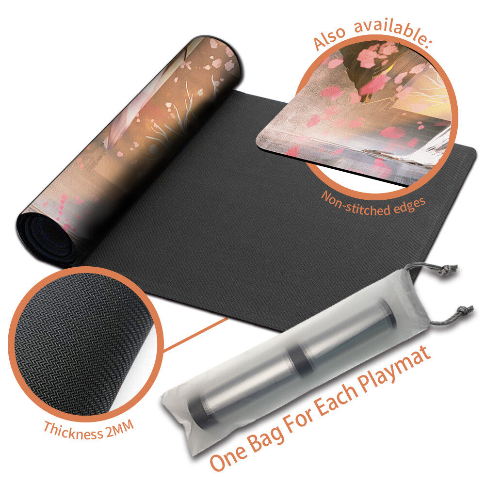 DAWN OF A NEW AGE - Magic The Gathering MTG Playmat TCG CCG MTG Playmat Stitched Edge