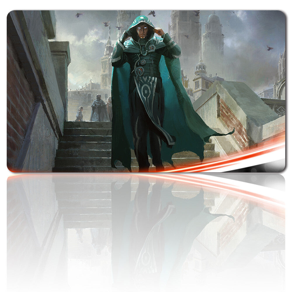 Jace Beleren - Board Game MTG Playmat Games Mousepad Table Mats Play Mat of TCG Stitched Edge