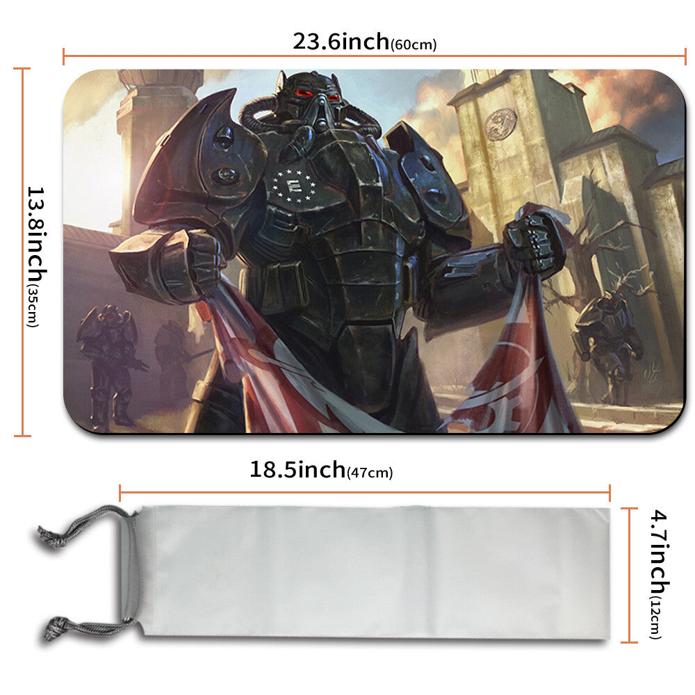 Power Armor - Magic The Gathering MTG Playmat TCG CCG MTG Playmat Stitched Edge