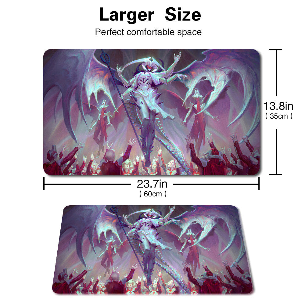 Phyrexia - Board Game MTG All Will Be One Elesh Norn Playmat Mousepad of TCG CCG Stitched Edge