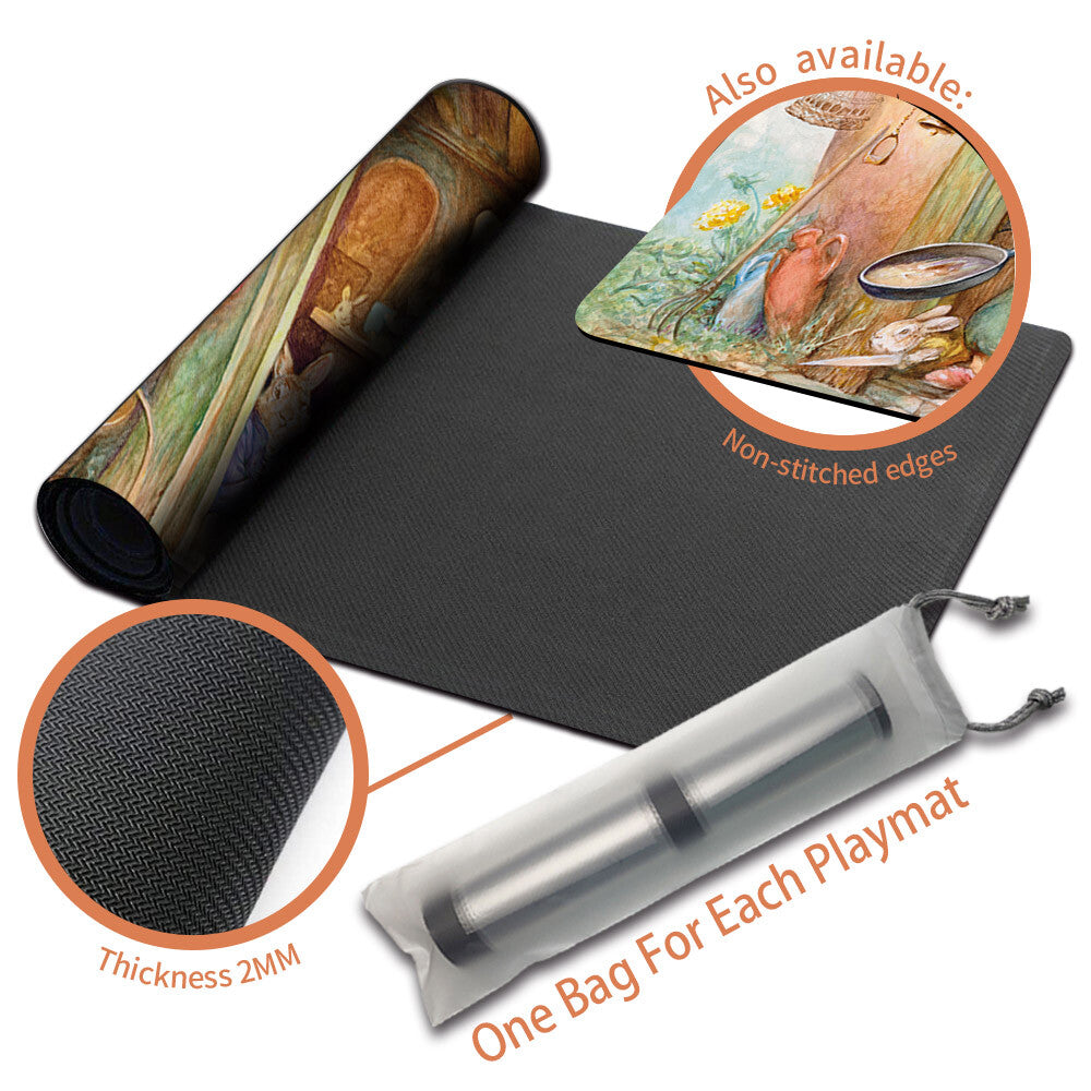 HEAD OF THE HOMESTEAD - Magic The Gathering MTG Playmat TCG CCG MTG Playmat Stitched Edge