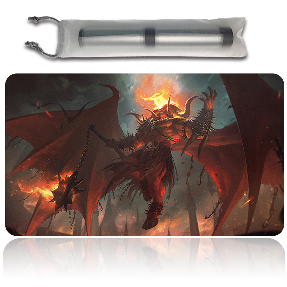 RAKDOS, PATRON OF CHAOS - Magic The Gathering MTG Playmat TCG CCG MTG Playmat Stitched Edge