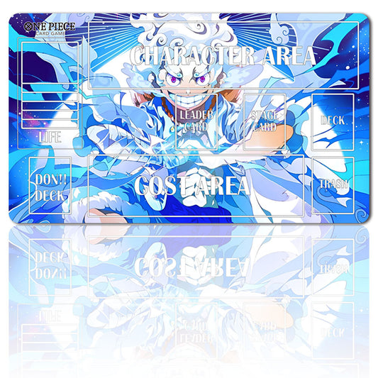 1348726 - Board Game One Piece Playmat Stitched Edge with Zone Games Mousepad Play Mat of TCG
