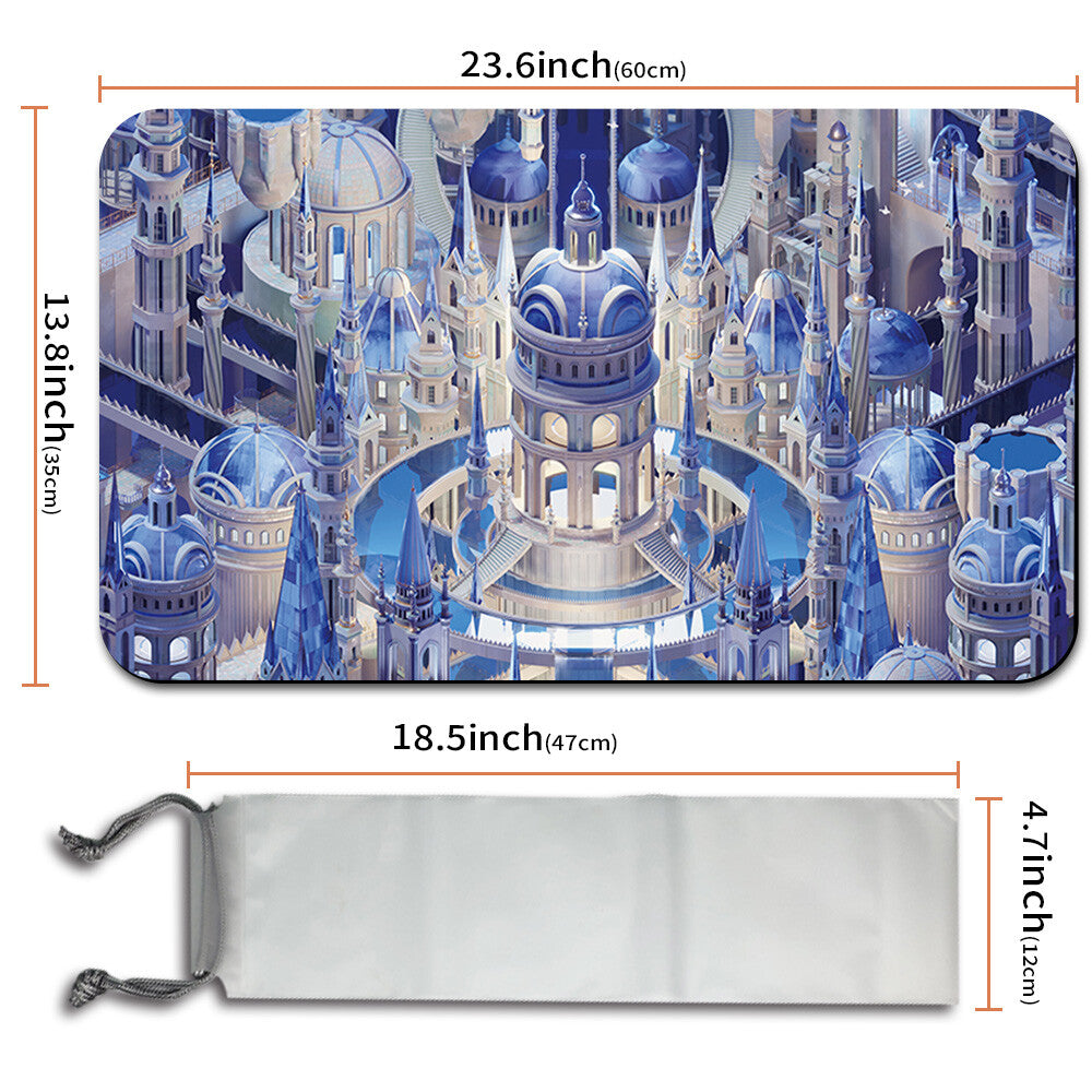 ISLAND - Magic The Gathering MTG Playmat TCG CCG MTG Playmat Stitched Edge