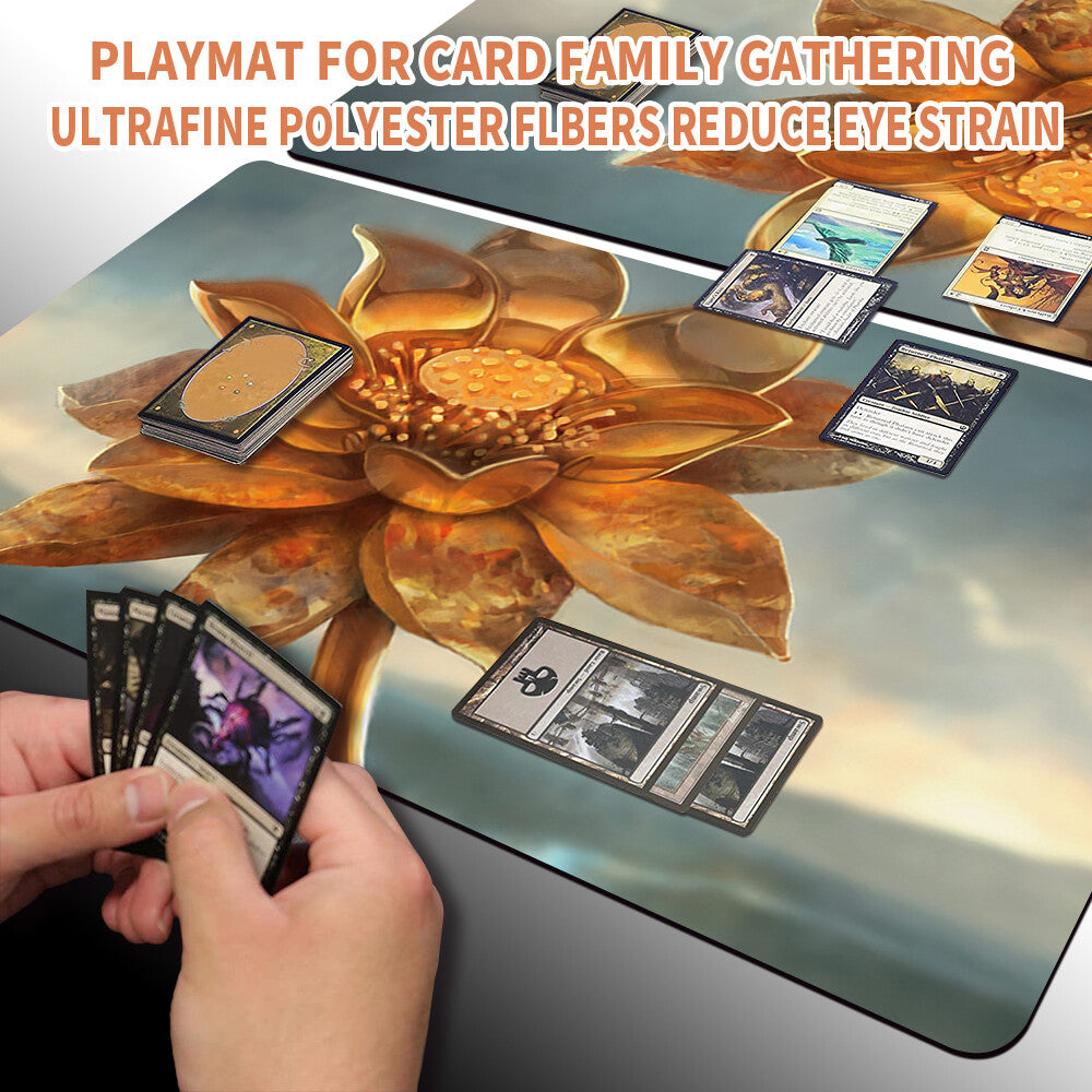 Gilded-Lotus - Magic The Gathering Playmat TCG CCG MTG Playmat Stitched Edge