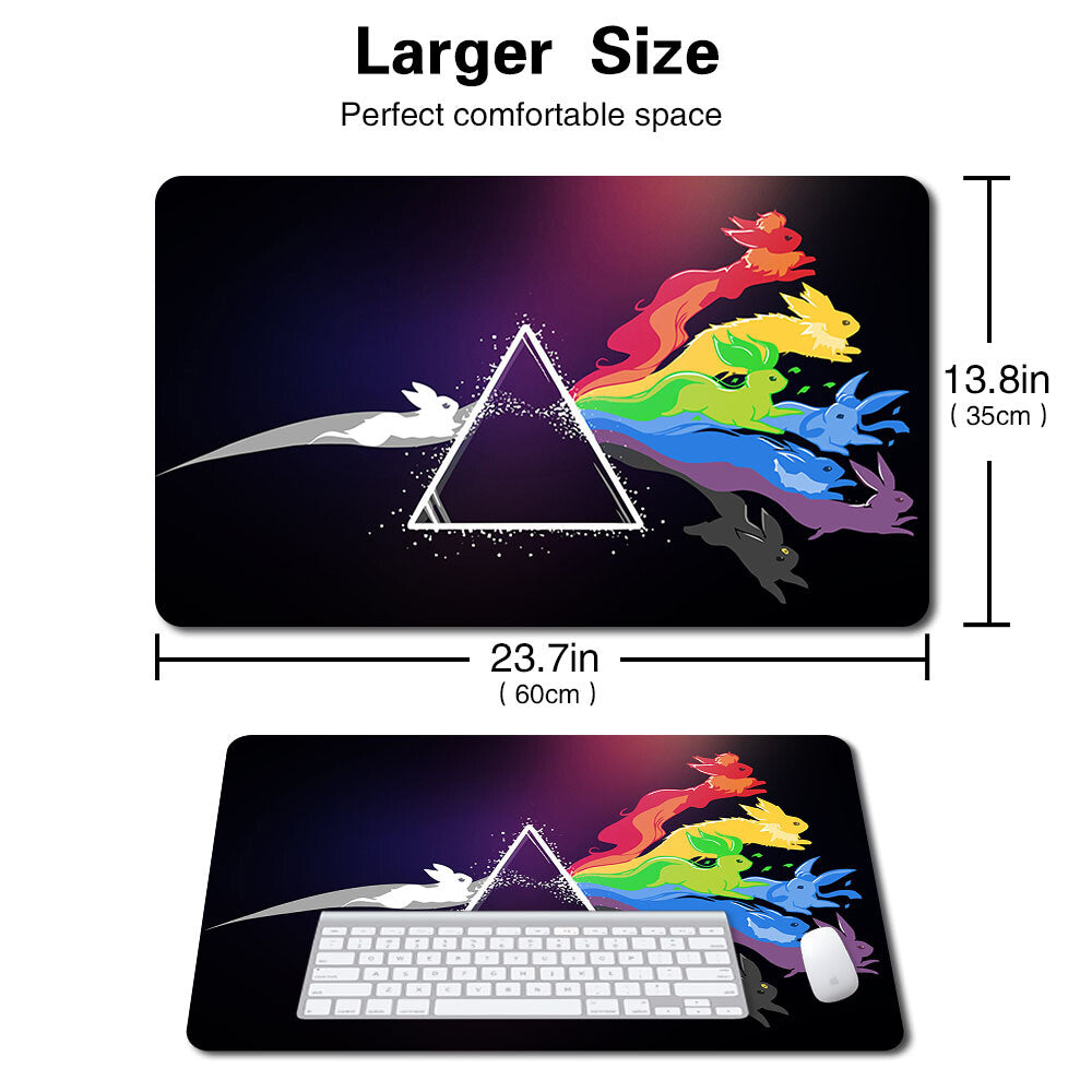 462552 - Board Game Pokemon Eevee Playmat Stitched Edge Games Mousepad Play Mat of TCG