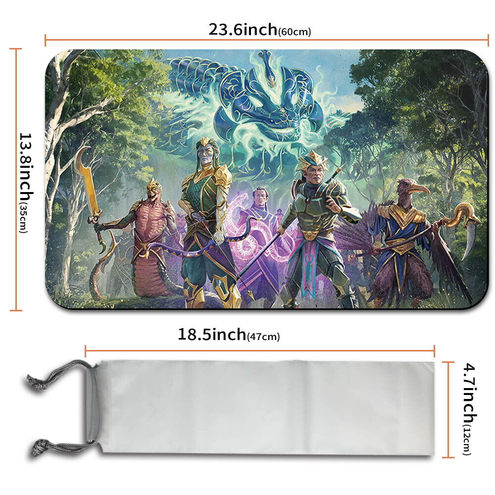 WILL OF THE SULTAI - Magic The Gathering MTG Playmat TCG CCG MTG Playmat Stitched Edge