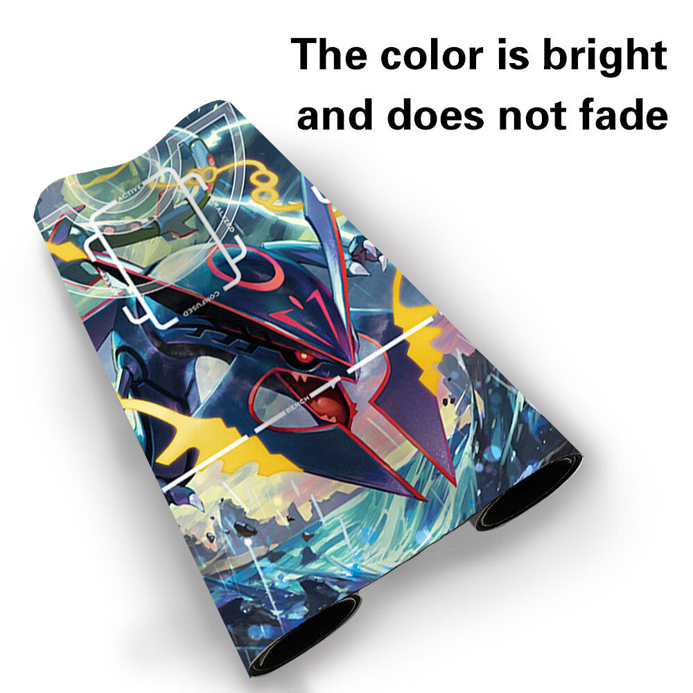 Rayquaza - Board Game Pokemon Playmat Stitched Edge Games Mousepad Play Mat of TCG CCG