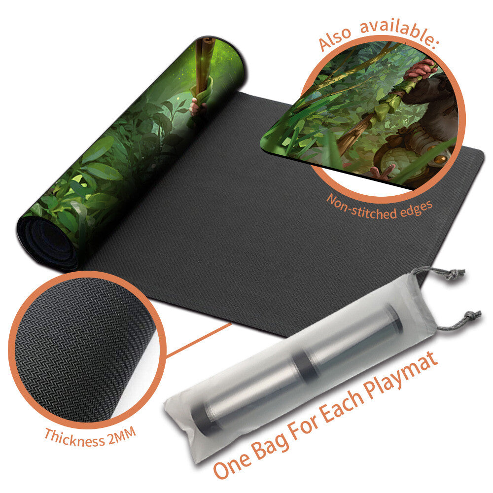 TENDER WILDGUIDE - Magic The Gathering MTG Playmat TCG CCG MTG Playmat Stitched Edge