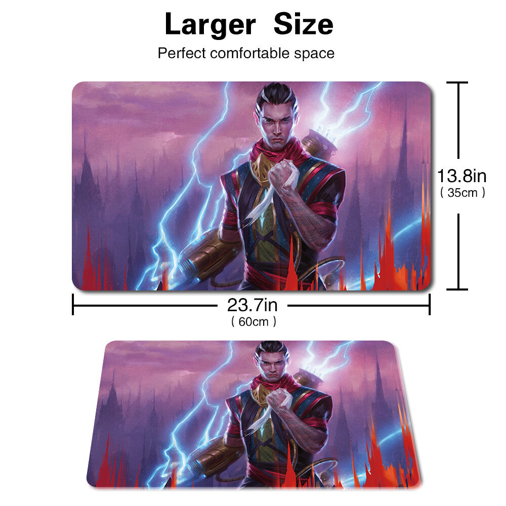 Ral, Izzet Viceroy - Board Game MTG Playmat Games Mousepad Play Mat of TCG Stitched Edge
