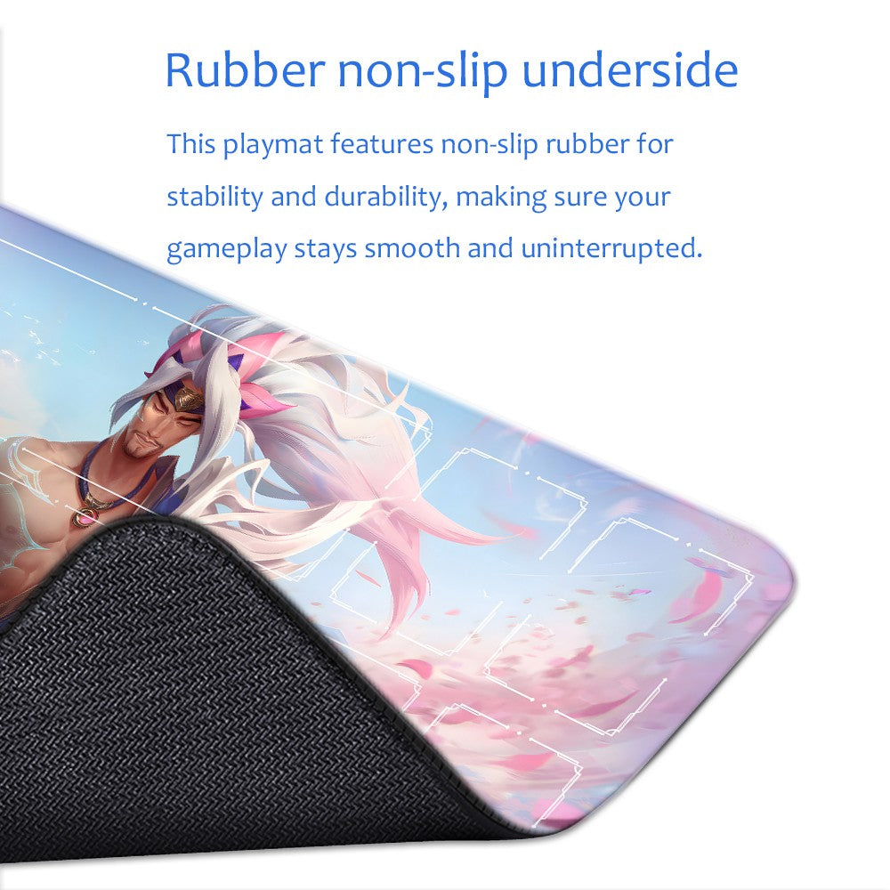 Yasuo - League Of Legends Riftbound Playmat 24x14 in + Free Storage Bag