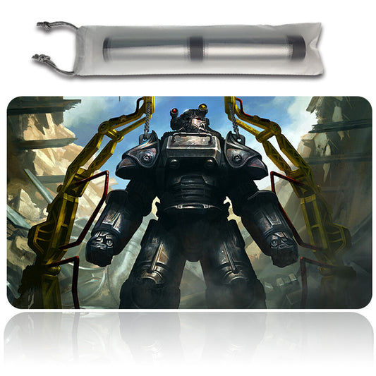 T-45 Power Armor - Magic The Gathering MTG Playmat TCG CCG MTG Playmat Stitched Edge