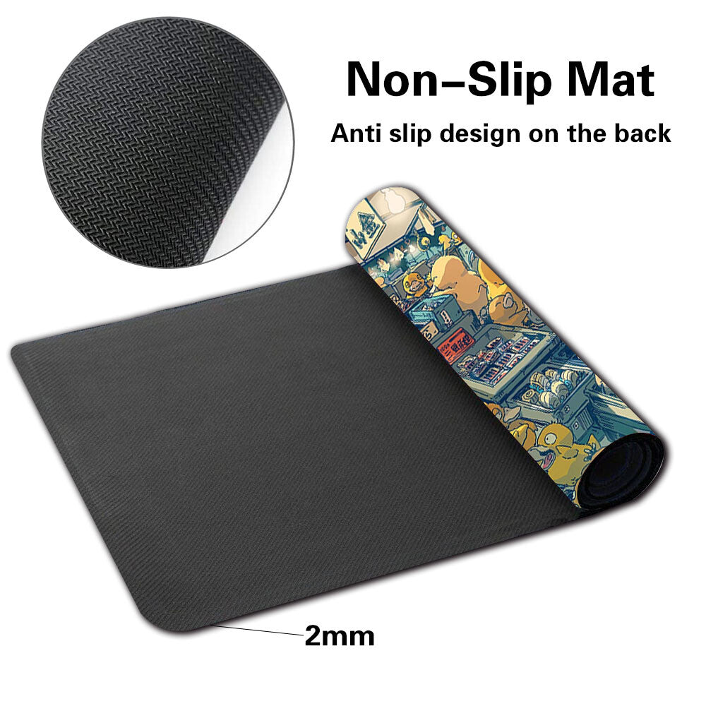 702973 - Board Game Pokemon Psyduck Playmat Stitched Edge Games Mousepad Play Mat of TCG