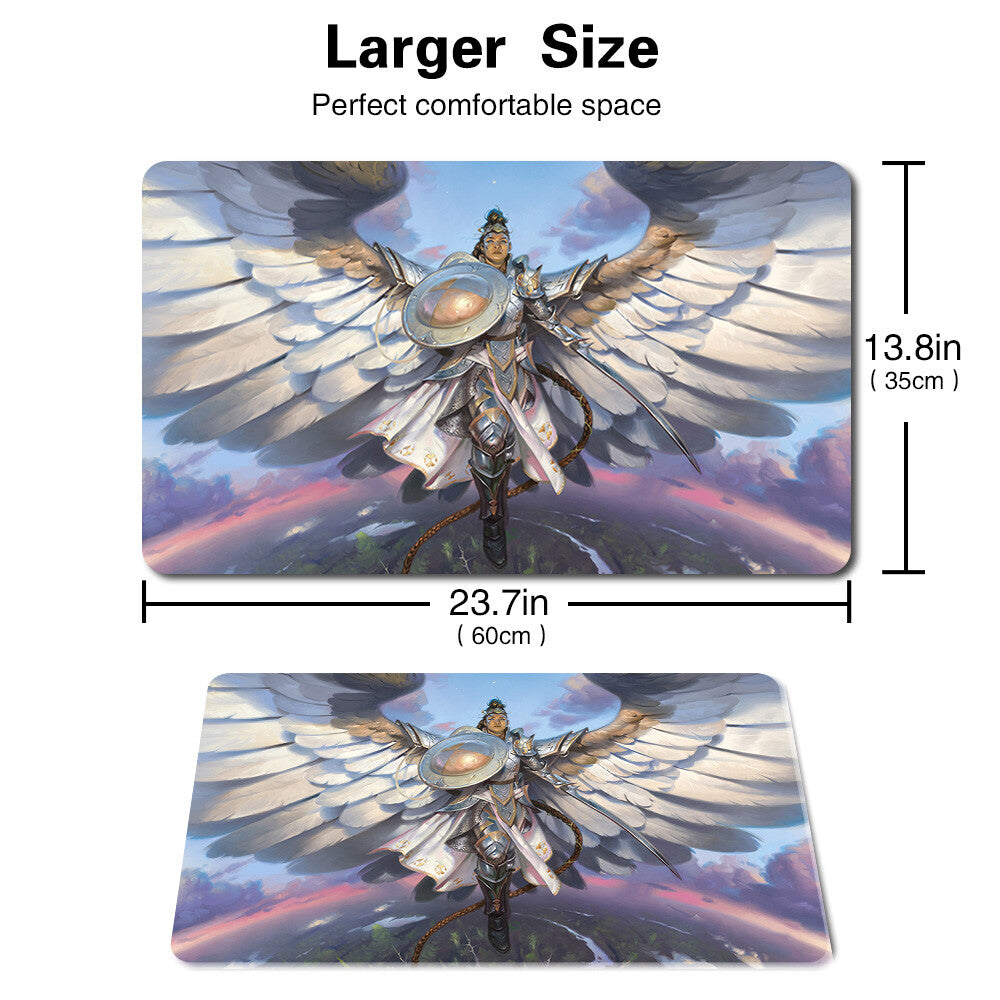 Shalai, Voice of Plenty - Board Game MTG Playmat Games Mousepad of TCG CCG Stitched Edge