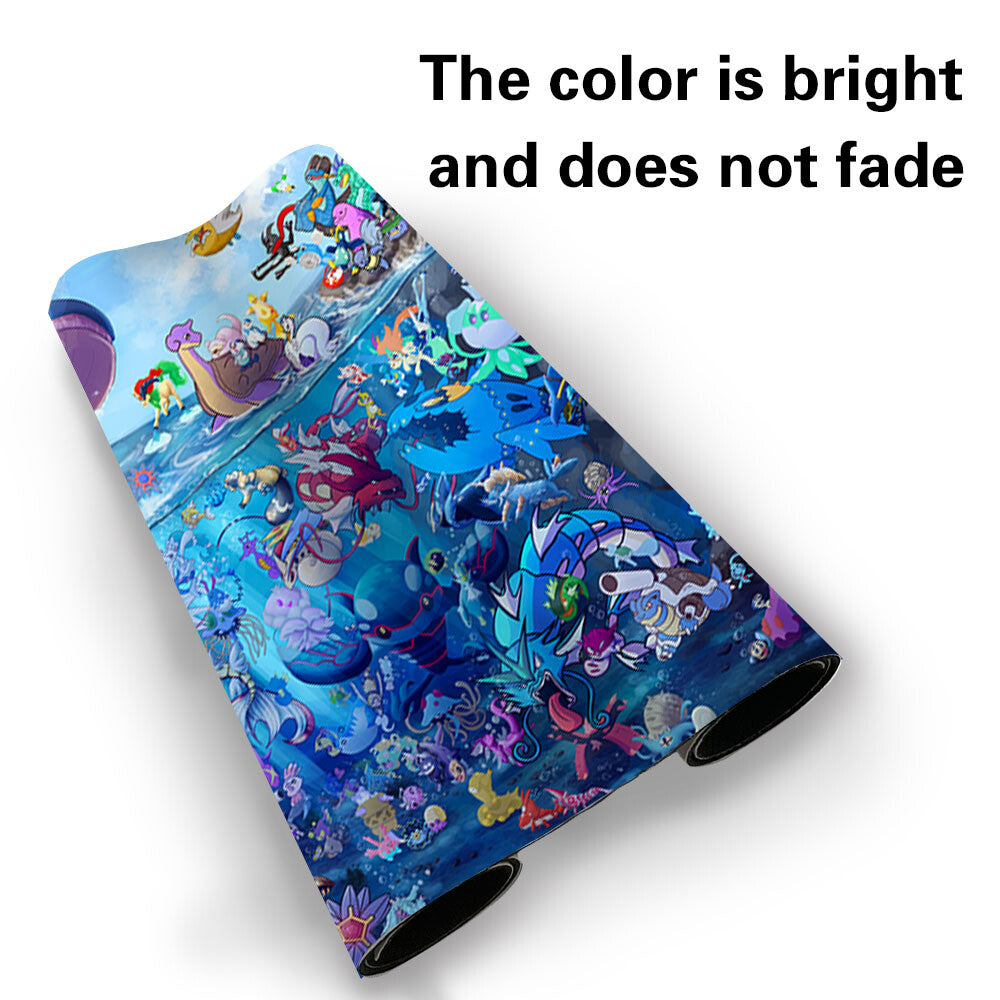 998181 - Board Game Pokemon Playmat Stitched Edge Games Mousepad Play Mat of TCG