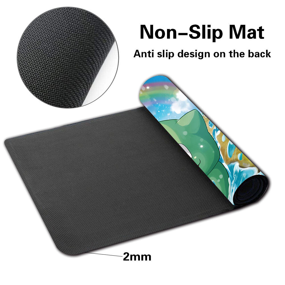 370603 - Board Game Pokemon Bulbasaur Playmat Stitched Edge Games Mousepad Play Mat of TCG