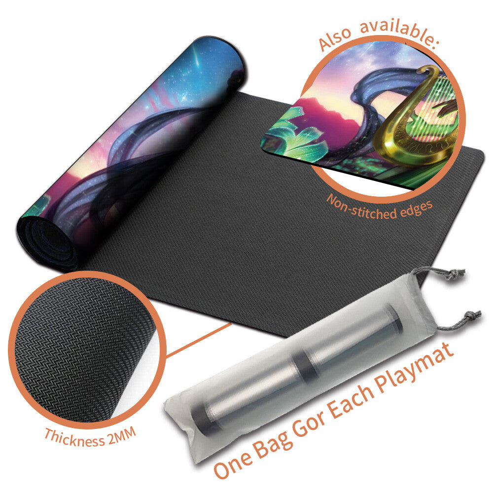 NARCI, FABLE SINGER - Magic The Gathering MTG Playmat TCG CCG MTG Playmat Stitched Edge