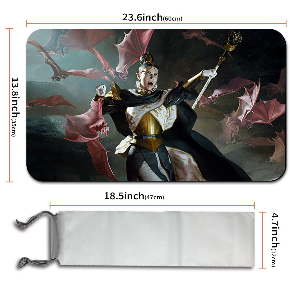 Sanguine Evangelist - Magic The Gathering MTG Playmat TCG CCG MTG Playmat Stitched Edge