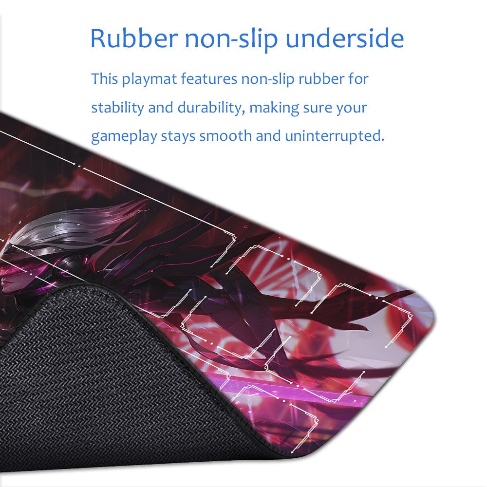 Fiora - League Of Legends Riftbound Playmat 24x14 in + Free Storage Bag