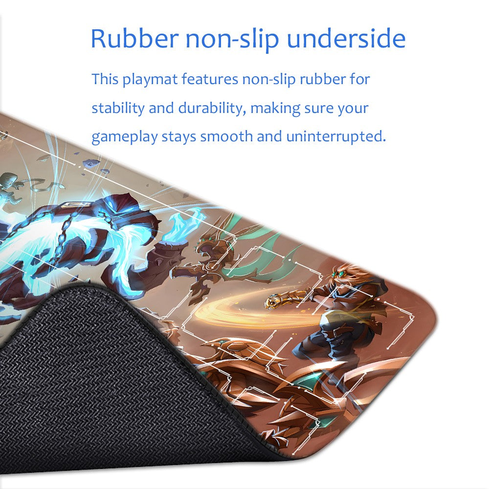 Xerath - League Of Legends Riftbound Playmat 24x14 in + Free Storage Bag