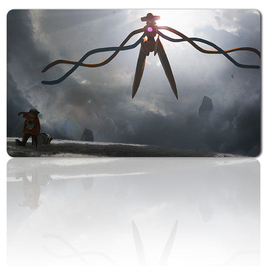1073996 - Board Game Pokemon Deoxys Playmat Stitched Edge Games Mousepad Play Mat of TCG