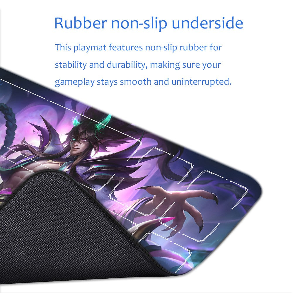 Thresh -League Of Legends Riftbound Playmat 24x14 in + Free Storage Bag