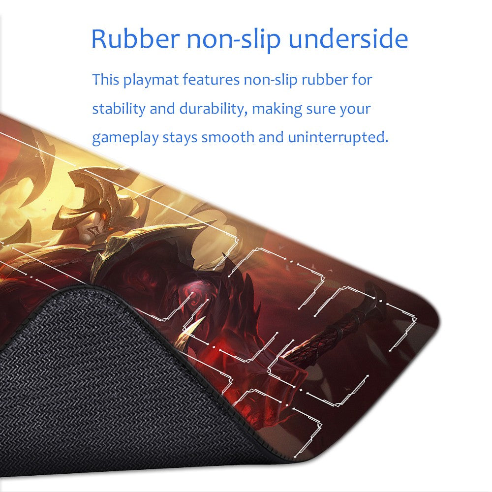 Asmund - League Of Legends Riftbound Playmat 24x14 in + Free Storage Bag