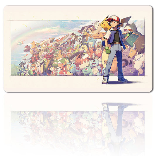 366070 - Board Game Pokemon Playmat Stitched Edge Games Mousepad Play Mat of TCG
