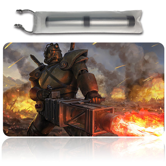 ARMORY PALADIN - Magic The Gathering MTG Playmat TCG CCG MTG Playmat Stitched Edge