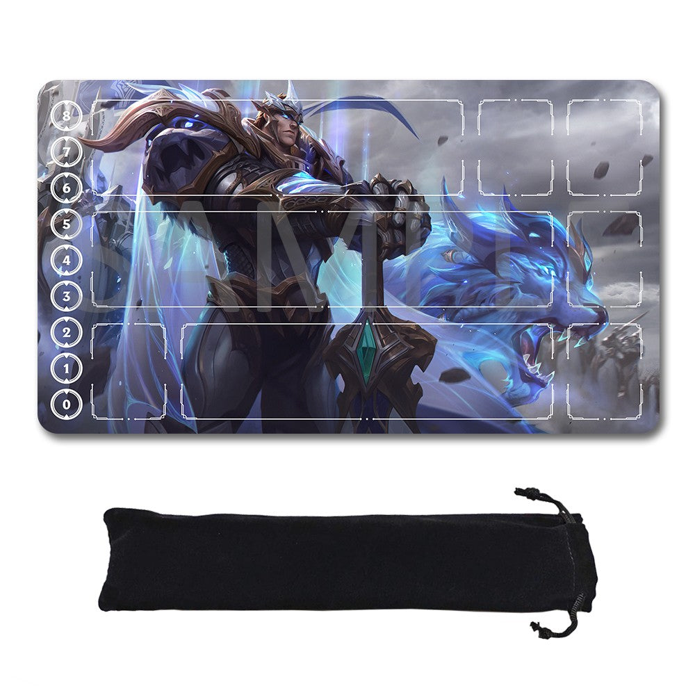 Garen - League Of Legends Riftbound Playmat 24x14 in + Free