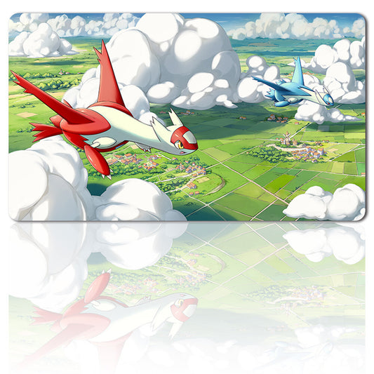 169612 - Board Game Pokemon Latias Playmat Stitched Edge Games Mousepad Play Mat of TCG