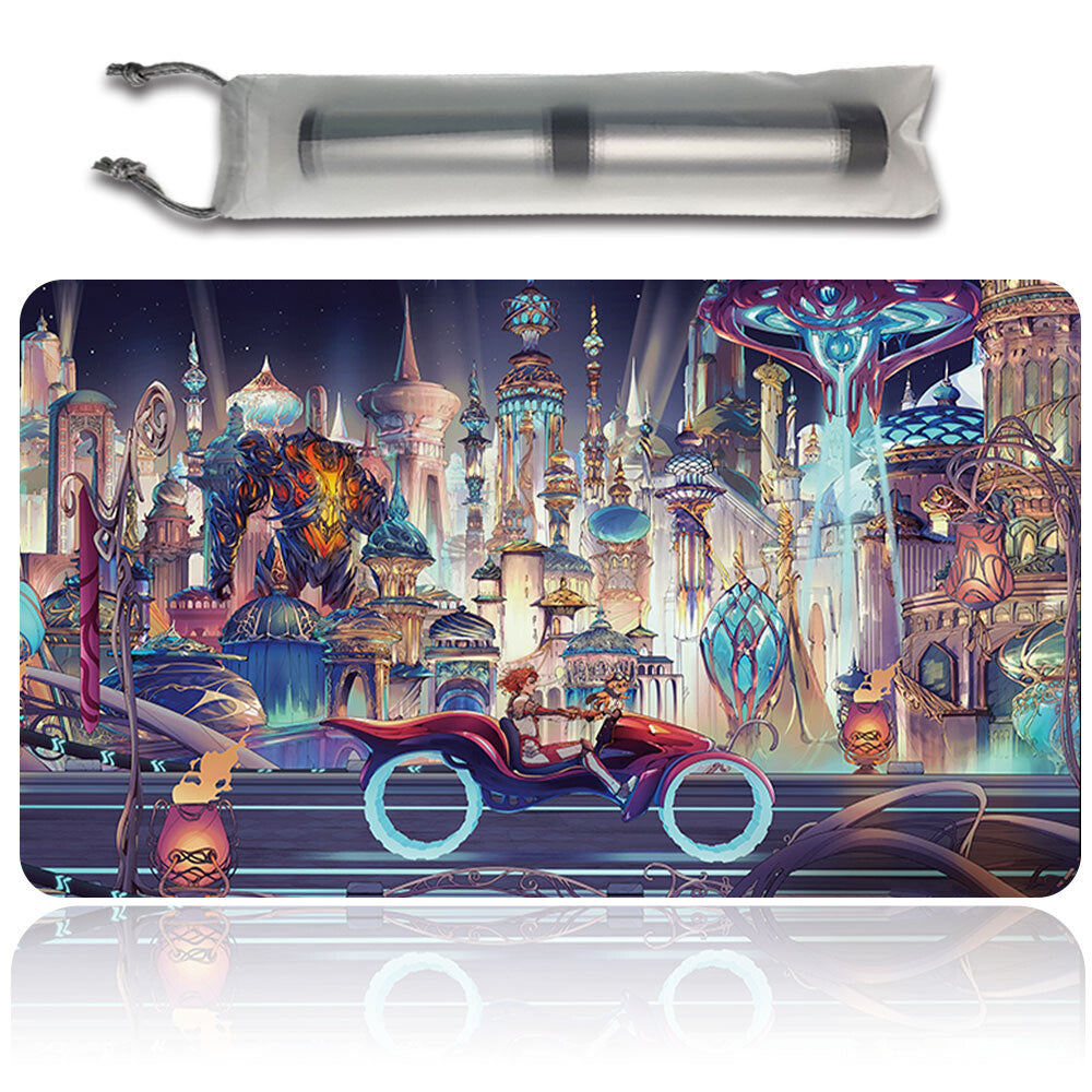 AVISHKAR LO-FI - Magic The Gathering MTG Playmat TCG CCG MTG Playmat Stitched Edge