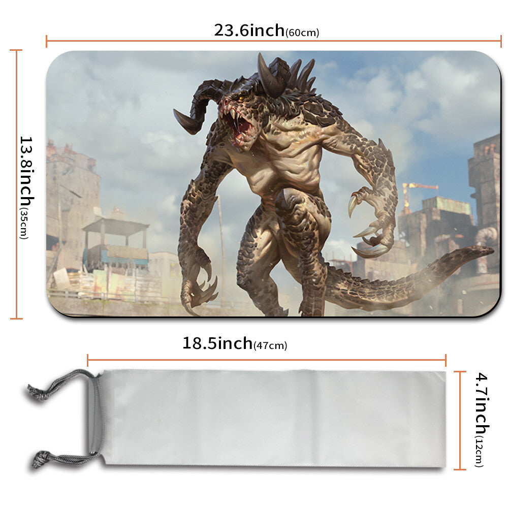 ALPHA DEATHCLAW - Magic The Gathering MTG Playmat TCG CCG MTG Playmat Stitched Edge
