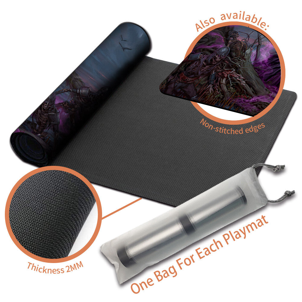 Liliana, Death Mage - Magic The Gathering MTG Playmat TCG CCG MTG Playmat Stitched Edge