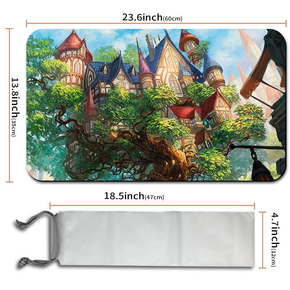 EDGEWALL INN - Magic The Gathering MTG Playmat TCG CCG MTG Playmat Stitched Edge