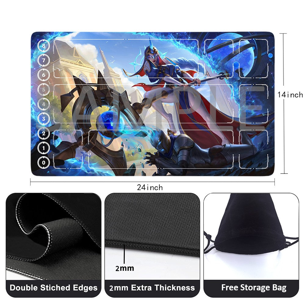 CamilleFerros - League Of Legends Riftbound Playmat 24x14 in + Free Storage Bag