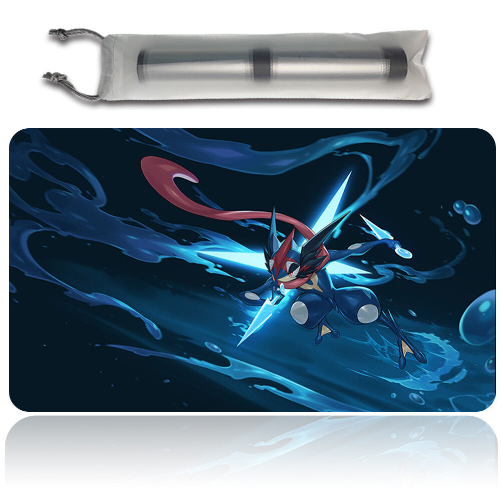 New Pokemon Greninja Playmat Stitched Edge with Free Bag | Pokemon TCG Playmat Stitched Edge | 1030536