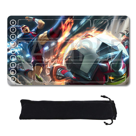 Lee Sin - League Of Legends Riftbound Playmat 24x14 in + Free Storage Bag