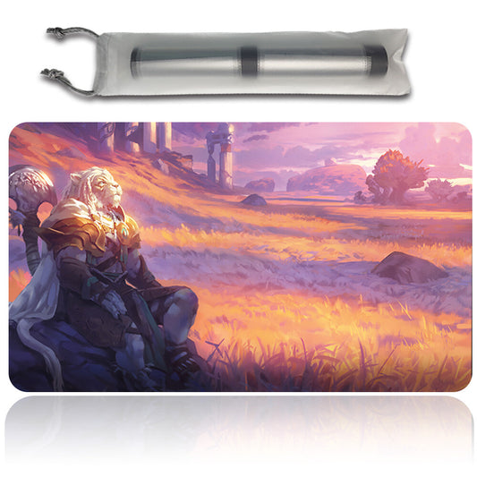 PLAINS - Magic The Gathering MTG Playmat TCG CCG MTG Playmat Stitched Edge