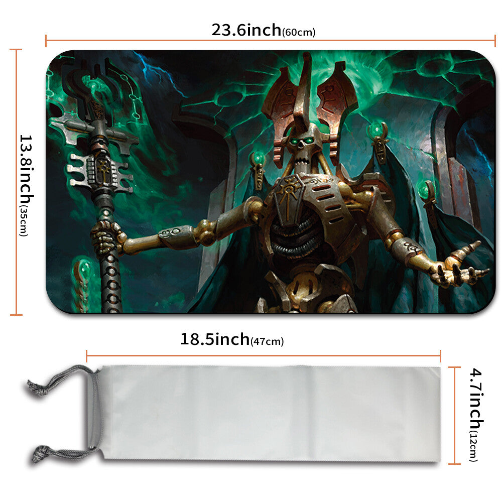 SZAREKH, THE SILENT KING -Board Game MTG Playmat Mousepad Playmat of MTG TCG CCG Stitched Edge