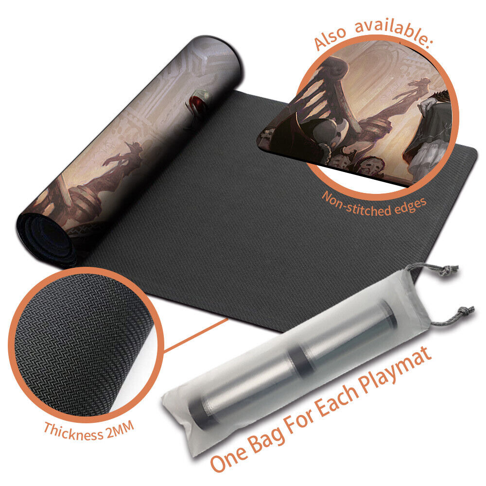 OLIVIA VOLDAREN - Magic The Gathering MTG Playmat TCG CCG MTG Playmat Stitched Edge