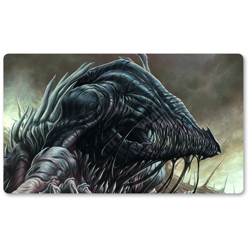 Board Game Peripheral- Beast-Within -MTG Playmat Size 23.6X13.7in Play mats Compatible for TCG RPG CCG Trading Card Game