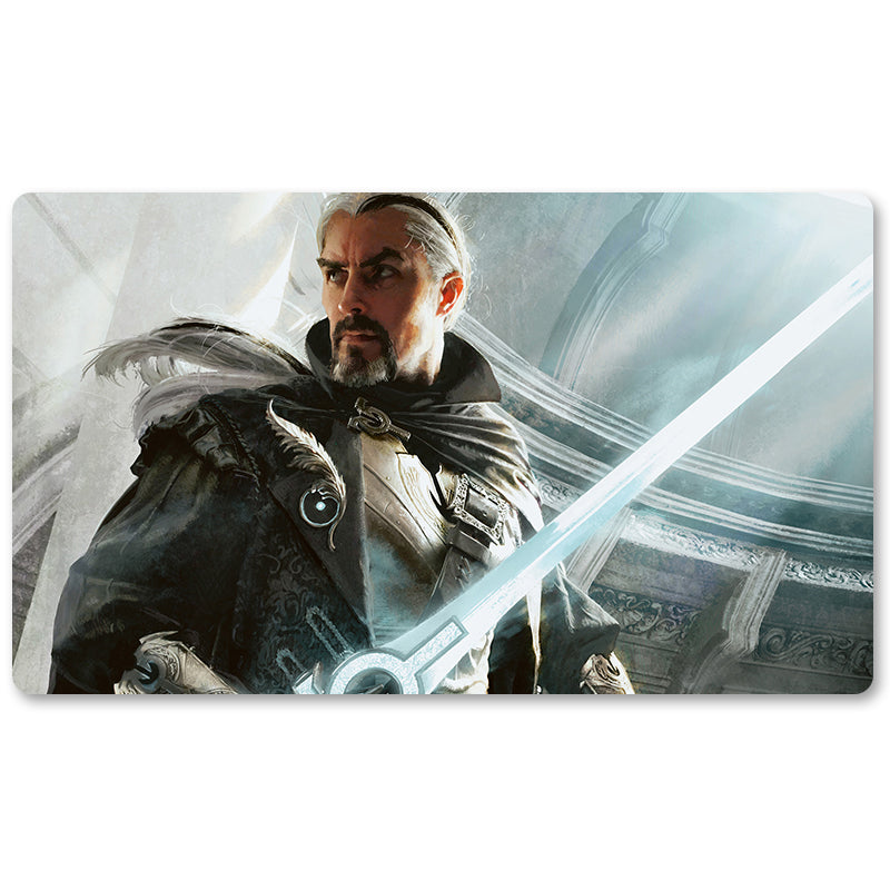 Board Game Peripheral- Odric Master Tactician  -MTG Playmat Size 23.6X13.7in Play mats Compatible for TCG RPG CCG Trading Card Game